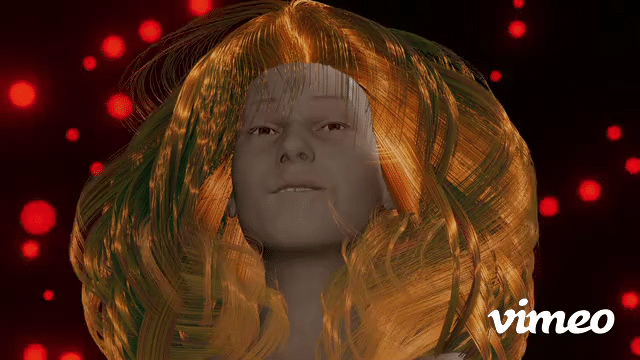 Haare & Gesicht kleine Animation zum MB-Lab Charakter Lernen