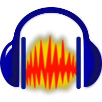 Logo von Audacity